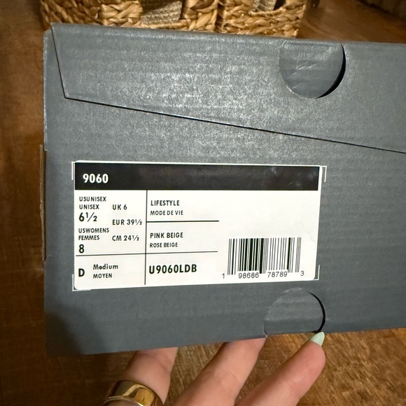 New Balance 9060 Pink Yellow & Blue Sneakers - Picture 4 of 4